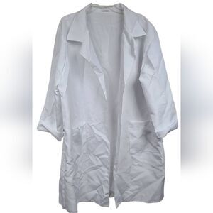 Spirit Halloween White Adult Unisex Lab Coat Doctor Costume Halloween Party OS